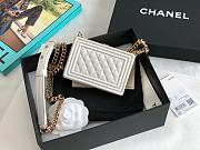 Chanel mini boy 22A gold bag - 3