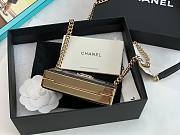 Chanel mini boy 22A gold black bag - 6