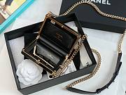 Chanel mini boy 22A gold black bag - 3