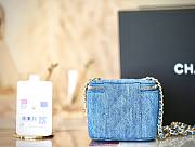 Chanel mini box denim bag - 4