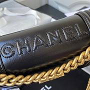 Chanel mini leboy black flap bag - 3