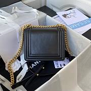 Chanel mini leboy black flap bag - 5