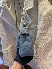 Chanel Denim Blue Small Flap Bag  - 2