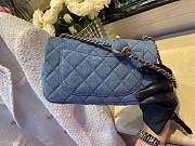 Chanel Denim Blue Small Flap Bag  - 4