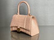 Balenciaga hourglass beige crocodile XS bag - 6