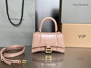 Balenciaga hourglass beige crocodile bag - 5