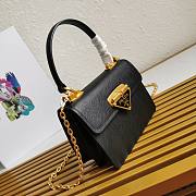 Prada Saffiano Leather Symbole Black Bag 1BN021 - 5