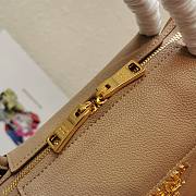 Prada Small beige leather handbag 1BC145 - 5