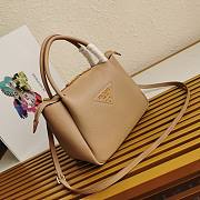 Prada Small beige leather handbag 1BC145 - 4