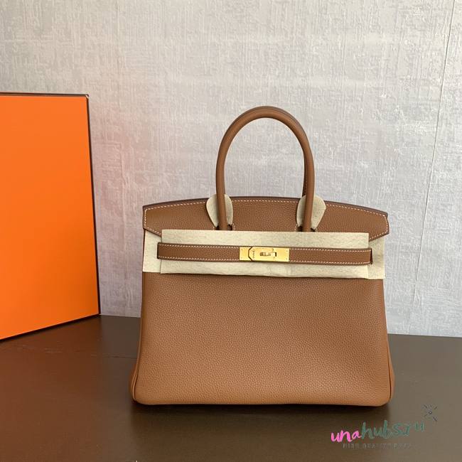 Hermes birkin togo leather gold hardware 25 - 1