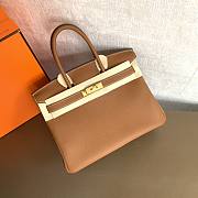 Hermes birkin togo leather gold hardware 25 - 6