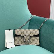 Gucci dionysus super mini black flap bag - 1