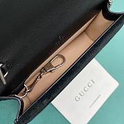 Gucci dionysus super mini black flap bag - 3