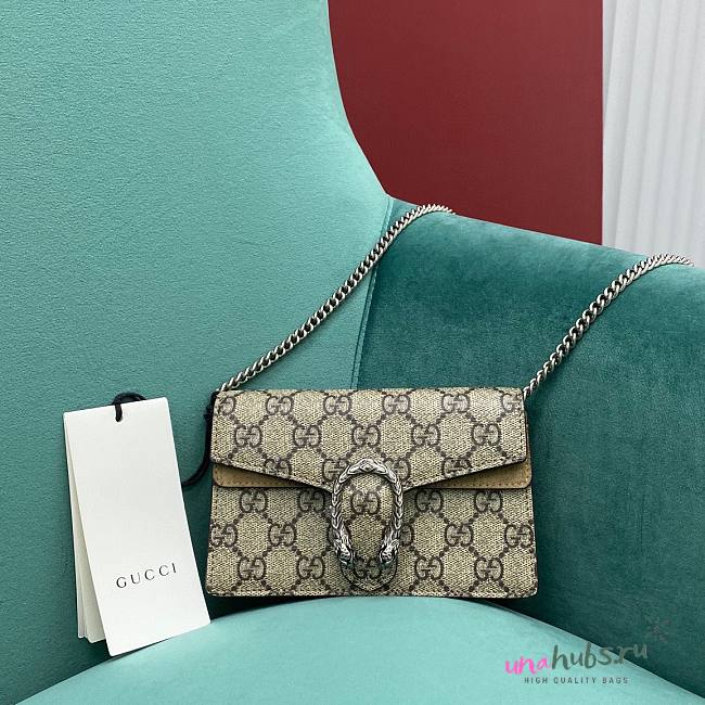 Gucci dionysus super mini double flap bag - 1