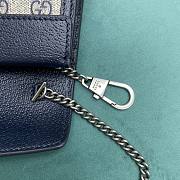 Gucci dionysus super mini double blue flap bag - 2