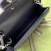 Gucci dionysus super mini double black flap bag - 5