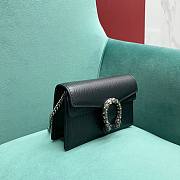 Gucci dionysus super mini black bag - 6