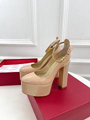 Valentino beige patent high heel - 5