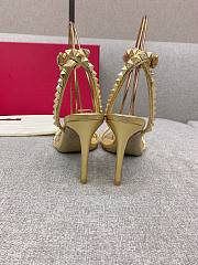 VALENTINO Garavani rockstud gold heel  - 5