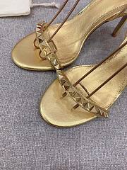 VALENTINO Garavani rockstud gold heel  - 4