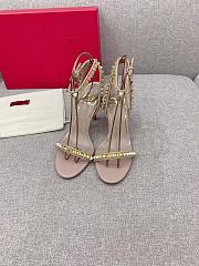 VALENTINO Garavani rockstud beige heel - 3