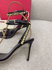 VALENTINO Garavani rockstud black heel - 2