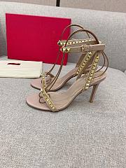 VALENTINO Garavani rockstud beige heel - 6