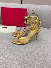 VALENTINO Garavani rockstud gold heel  - 6