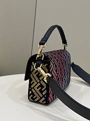 FENDI Baguette Medium colorful leather bag - 6