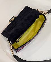 FENDI Baguette Medium colorful leather bag - 3