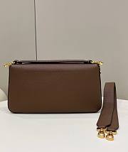 FENDI Baguette large brown leather bag - 4