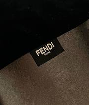 FENDI Fendace Baguette large black leather bag - 2