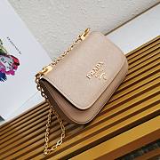 Prada Saffiano Beige Leather Bag  - 5