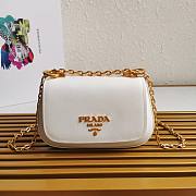 Prada Saffiano White Leather Bag - 1