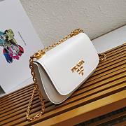 Prada Saffiano White Leather Bag - 5