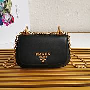 Prada Saffiano Black Leather Bag - 1