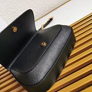 Prada Saffiano Black Leather Bag - 5