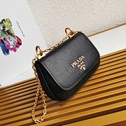 Prada Saffiano Black Leather Bag - 3