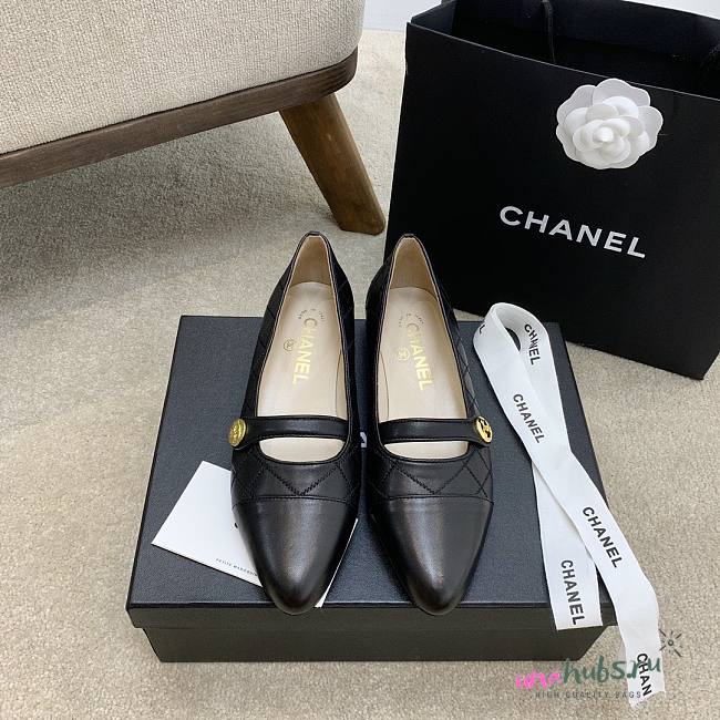 Chanel black flats - 1