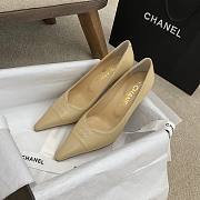 Chanel beige heels  - 6