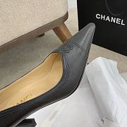 Chanel black heels  - 6