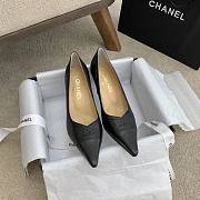 Chanel black heels  - 4