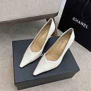 Chanel white heels  - 1