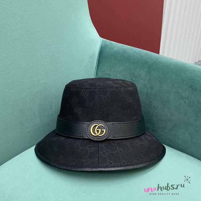 Gucci black round hat  - 1