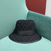Gucci black round hat  - 5