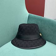 Gucci black round hat  - 6