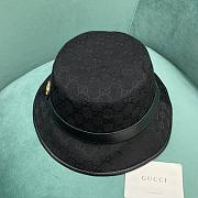 Gucci black round hat  - 4