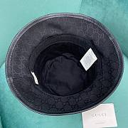 Gucci black round hat  - 2
