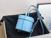 Celine Box Triomphe Blue Bag - 2