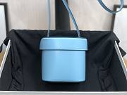 Celine Box Triomphe Blue Bag - 4